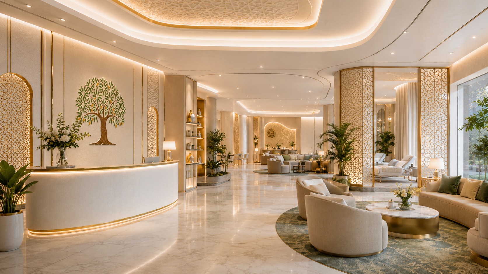 Reception at European Al Andalus Wellness Hospital